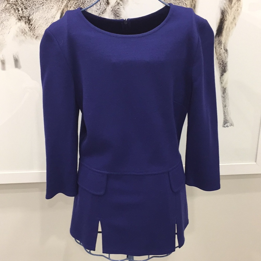 St. John Collection Milano Knit Peplum top